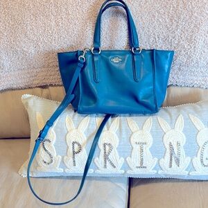 Teal Coach handbag